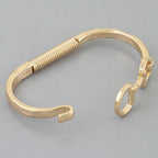 Hammered Toggle Cuff Bracelet