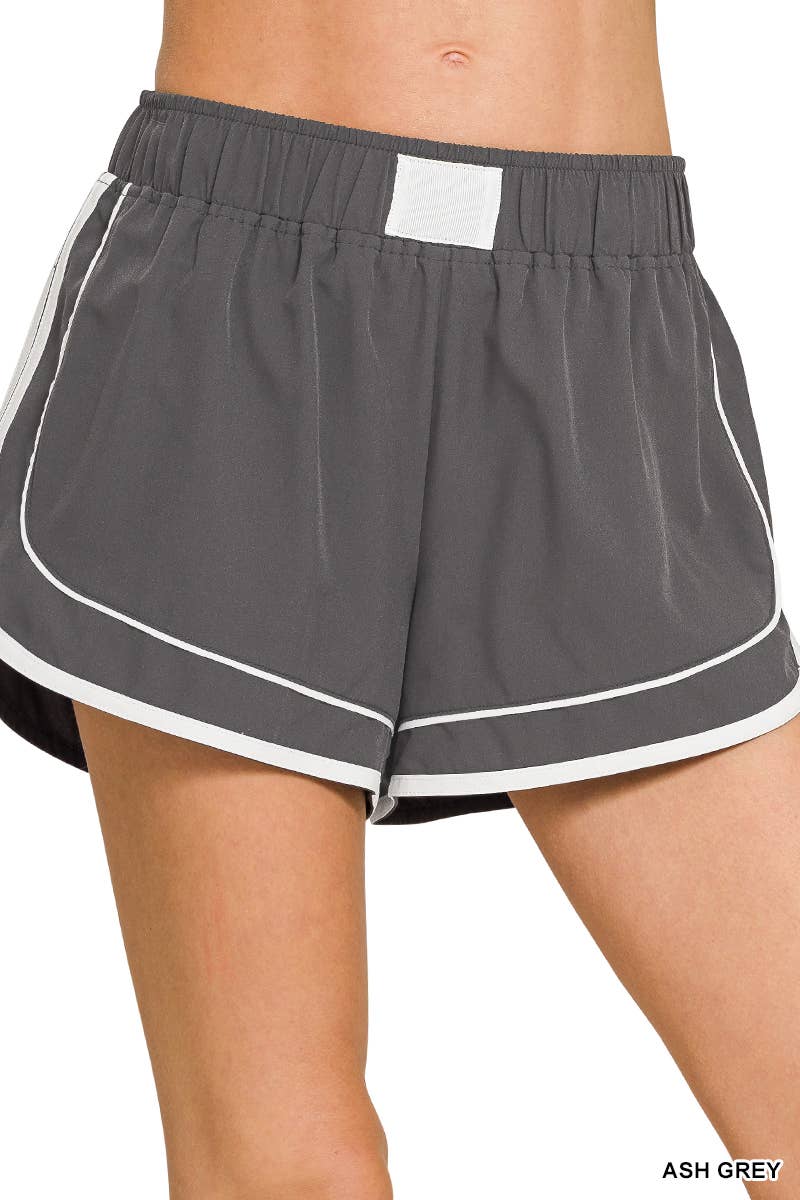 0424 Soft Woven Lined Dolphin Shorts SI-29771