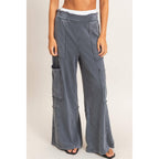 Mineral Wash Cargo Pocket Pants