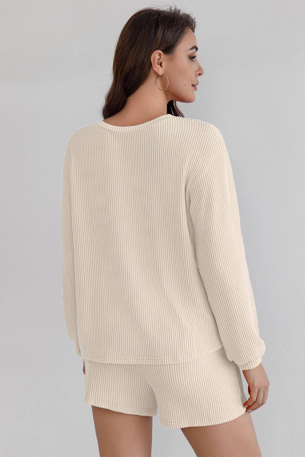 Kinsey Long Sleeve Top Shorts Set