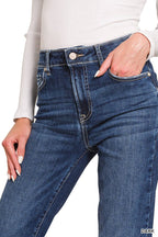 High Rise Bell Bottom Stretchy Jeans