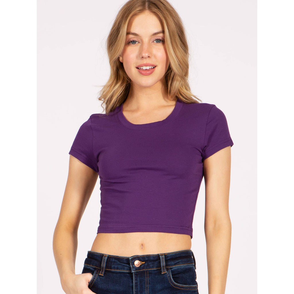 Crop Top Baby Tee T-Shirt