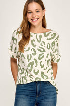 Leopard Print Top