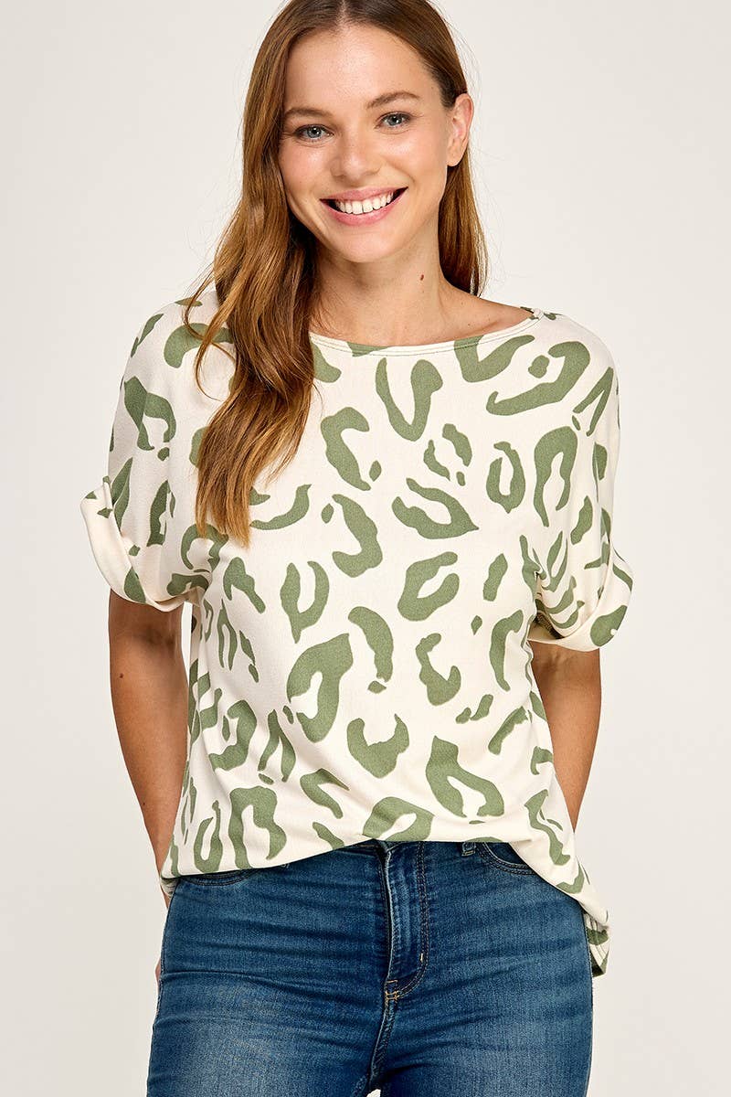 Leopard Print Top