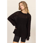 Distressed Knit Sweater