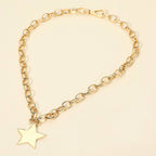 Star Pendant Chain Necklace