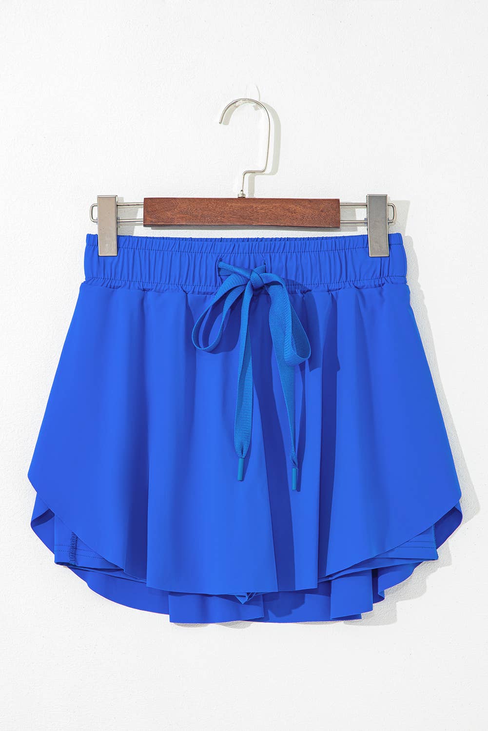 LAS Drawstring Elastic Waistband Lined Tennis Skorts (S-XL)