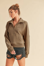 950CK Dove Funnel Neck Half Zip 6