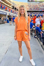 Scuba Contrast Stitch Game day Lounge Set