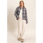 Plaid Button-Up Shirt