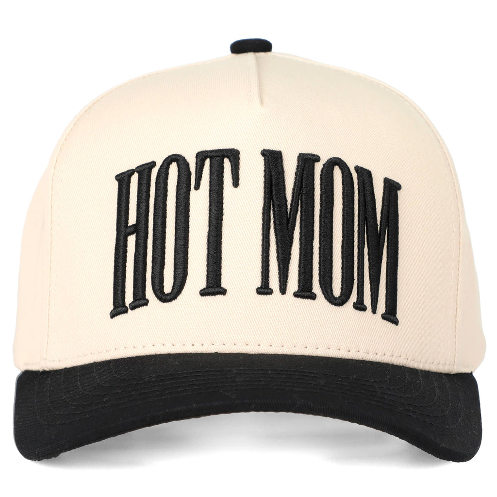 HOT MOM Letter embroidered Trucker Hat