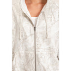 Tree Camouflage Zip-Up Hoodie