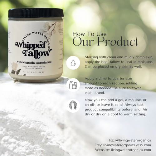 100% Grass Fed Whipped Tallow