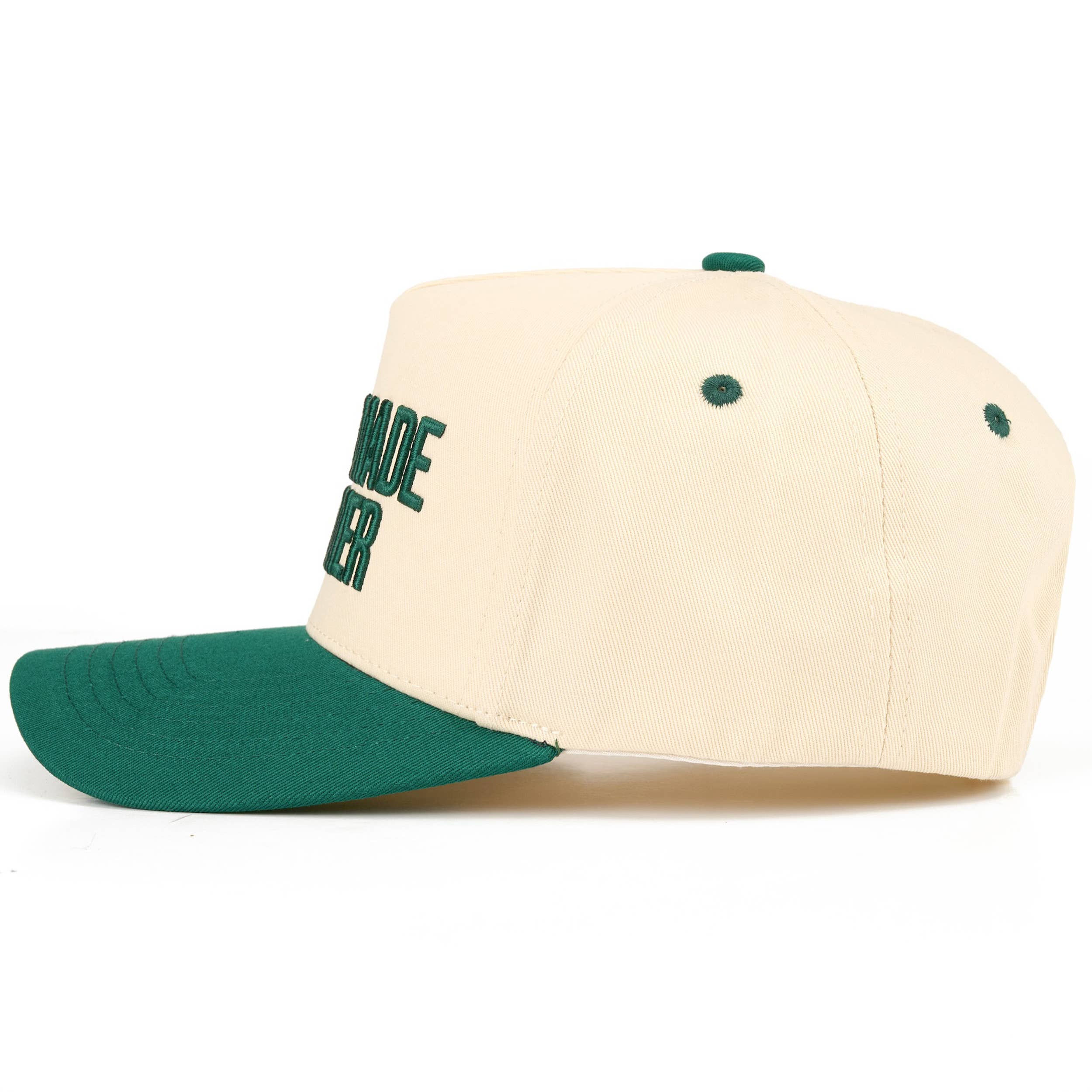 C.C SO GOD MADE A FARMER Letter Two Tone Trucker Hat