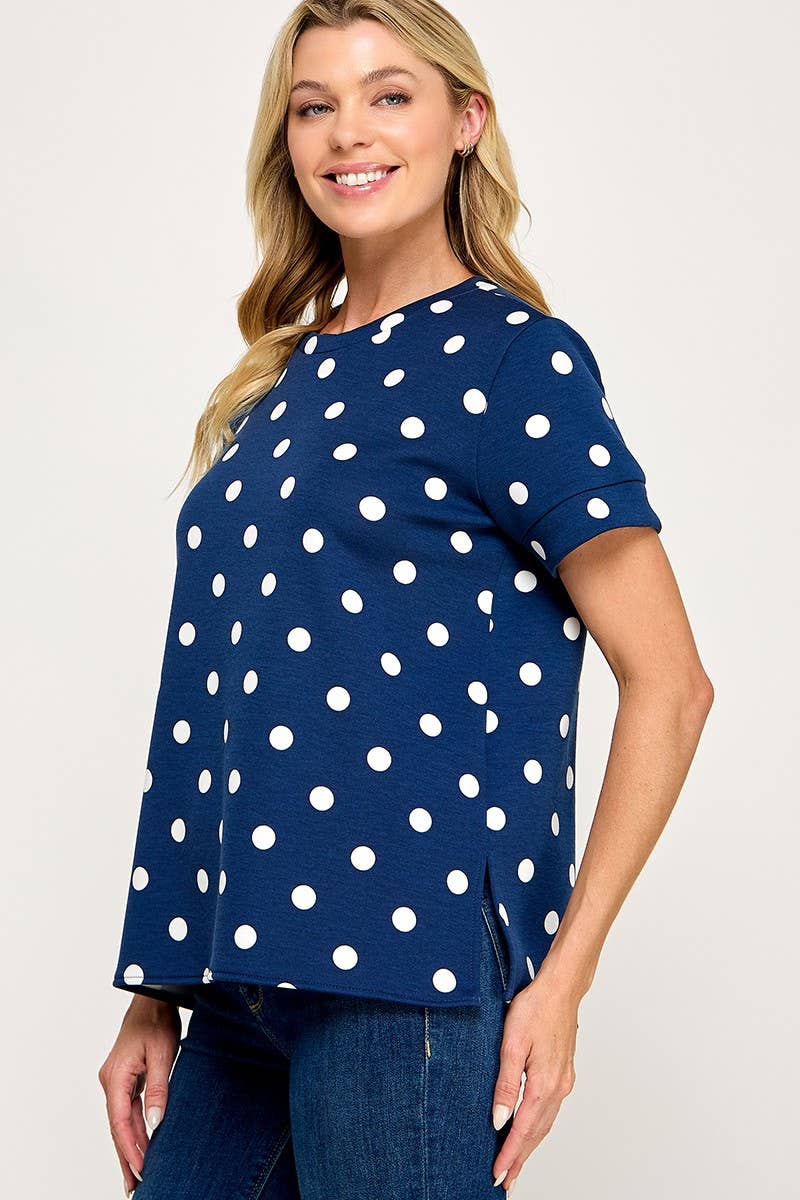 Luxe Polka Dot T Shirt
