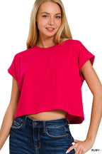 Cotton Short Sleeve Tee - Zenana