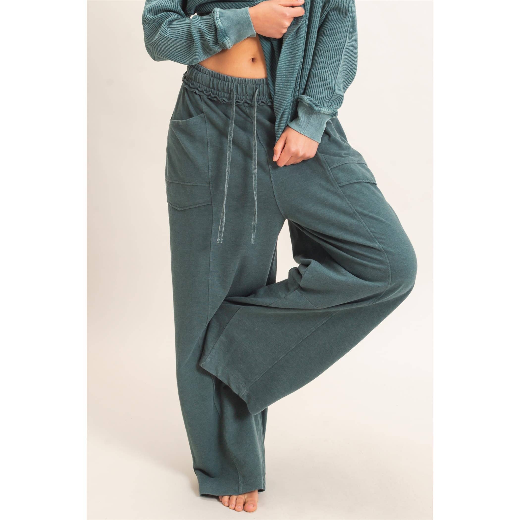 Mineral Washed Barrel Sweatpants